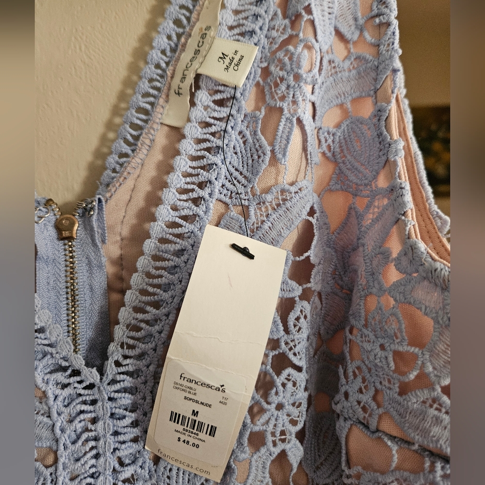 Francesca's Collections Lace Detail Dress - Picture 5 of 5
